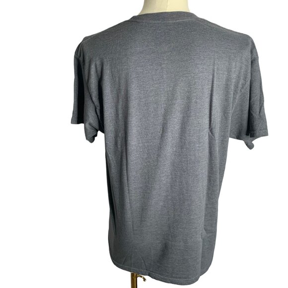 Funny Dont Curse Crewneck T Shirt M Grey Short Sleeve Graphic Adult Humor - Picture 6 of 8